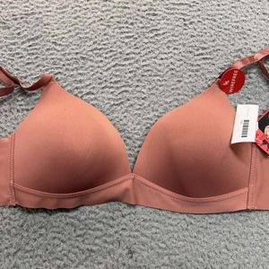 Strm Line Bra 34C T-Shirt Bra MR591116 Wire Free Plunge NWT